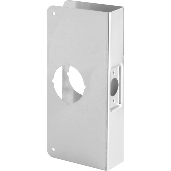Prime-Line Stainless Steel Lock and Door Reinforcement Plate for 1-3/4 In. Thick Doors, Stainless Steel Finish U 9552 - main